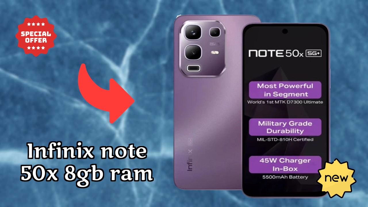 Infinix Note 50X 8GB RAM at ₹12,339 - Everything About This Phone
