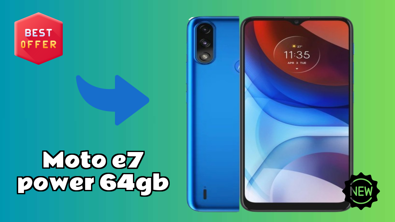 Moto E7 Power 64GB RAM Performance: 4 GB RAM Multitasking