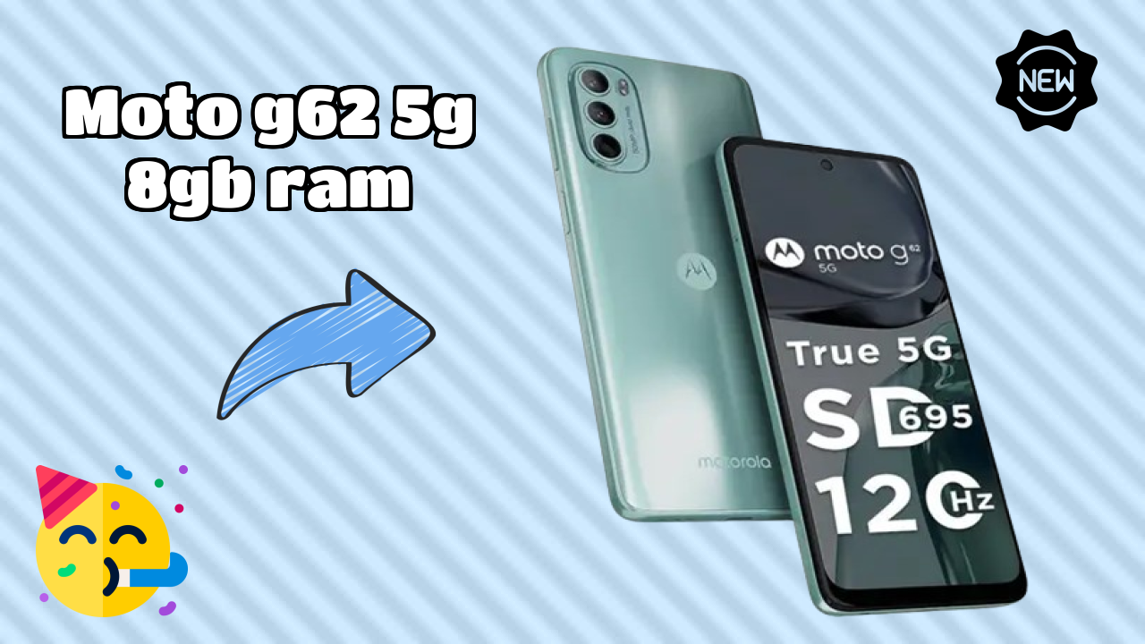 Moto G62 5G 8GB RAM at ₹11,999 - Best Deal Available