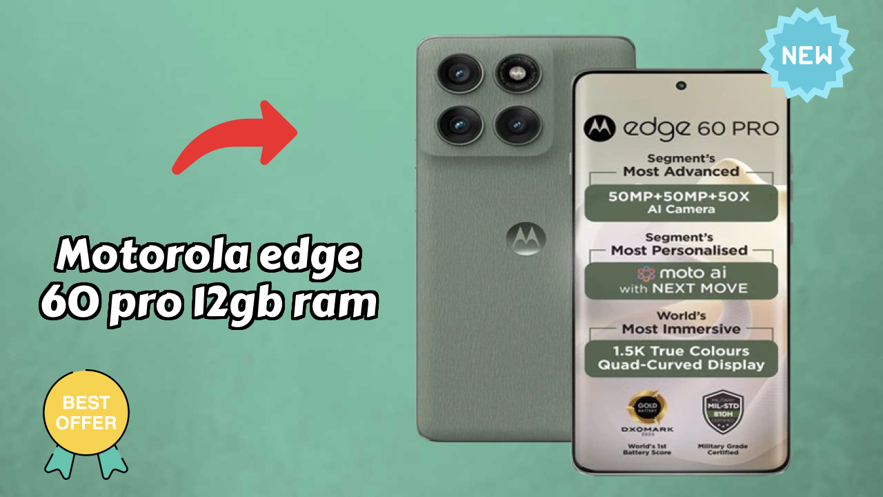Motorola Edge 60 Pro 12GB RAM Display Review: P-OLED Screen