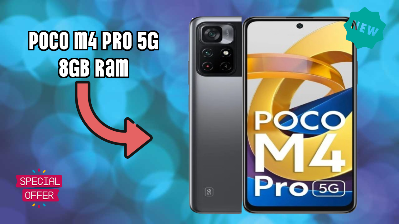 POCO M4 Pro 5G 8GB RAM Display Technology: 6.6 Inches (16.76 Cm) Screen