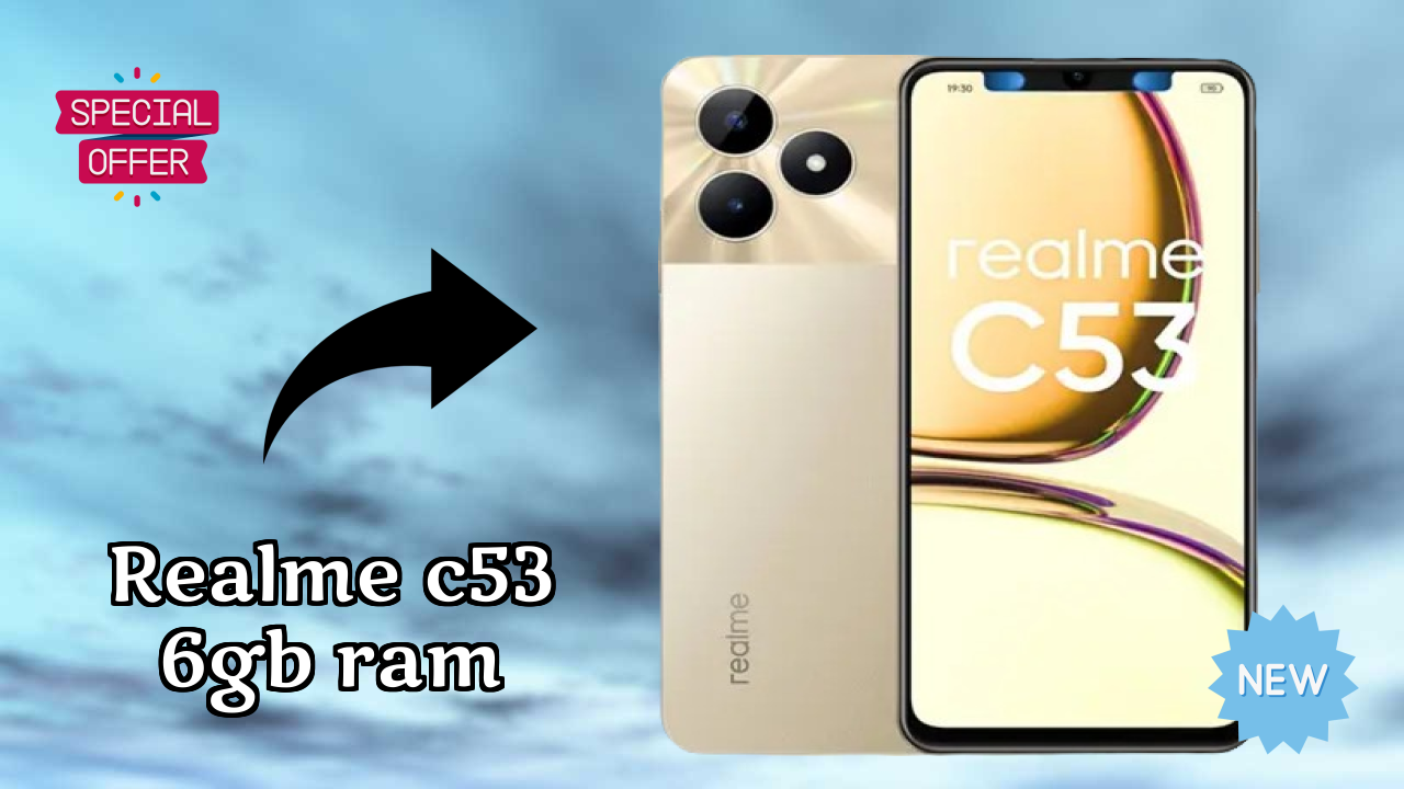Realme C53 6GB RAM Display Technology: IPS LCD Quality