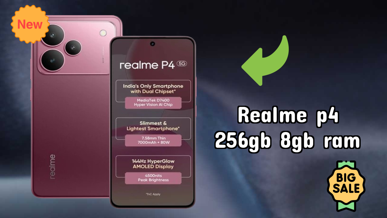 Realme P4 256GB 8GB RAM Battery Life: 7000 MAh Charging Speed