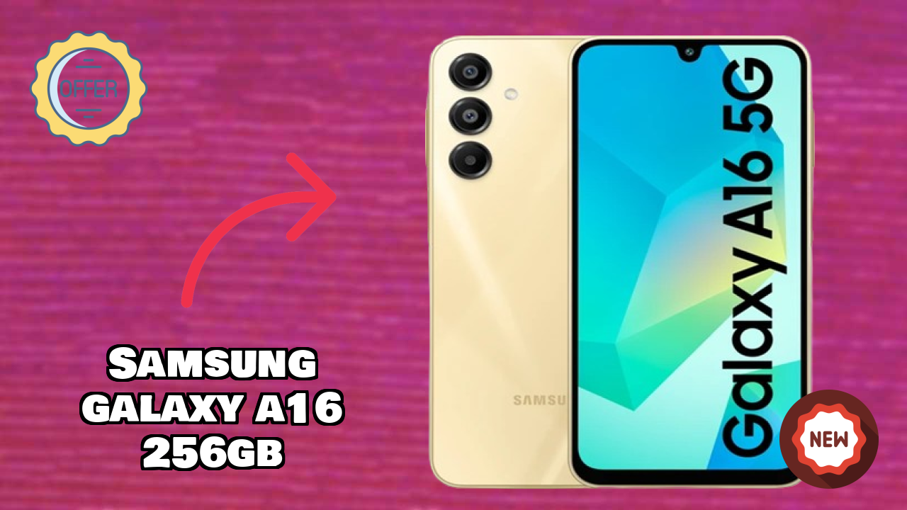 Samsung Galaxy A16 256GB Display Size: 6.7 Inches (17.02 Cm) Screen Quality
