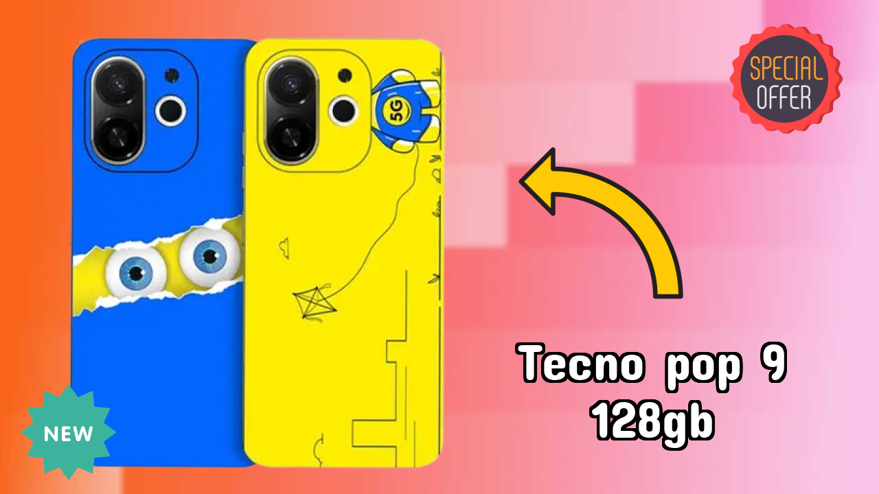 Tecno Pop 9 128GB 2026: Camera, Bettry and Ram Amazing Perfomance
