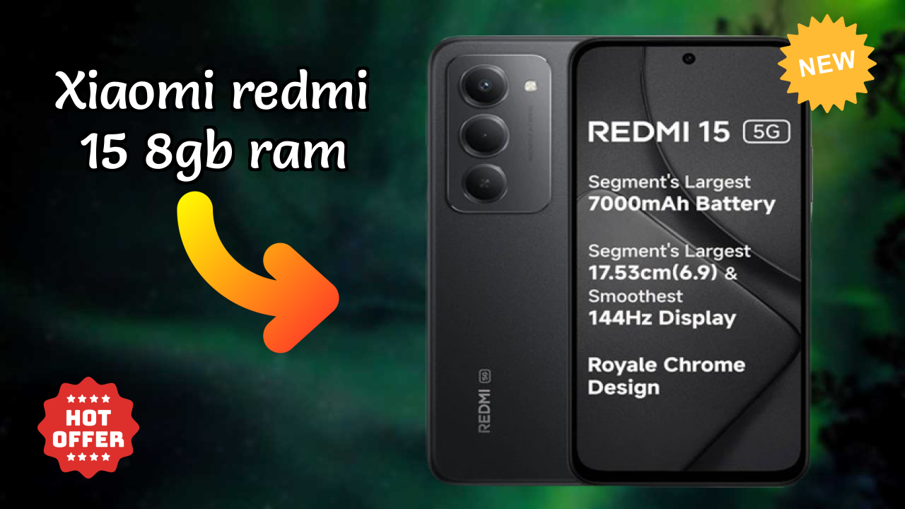 Xiaomi Redmi 15 8GB RAM Price: ₹15,998 - Is It Worth Buying?